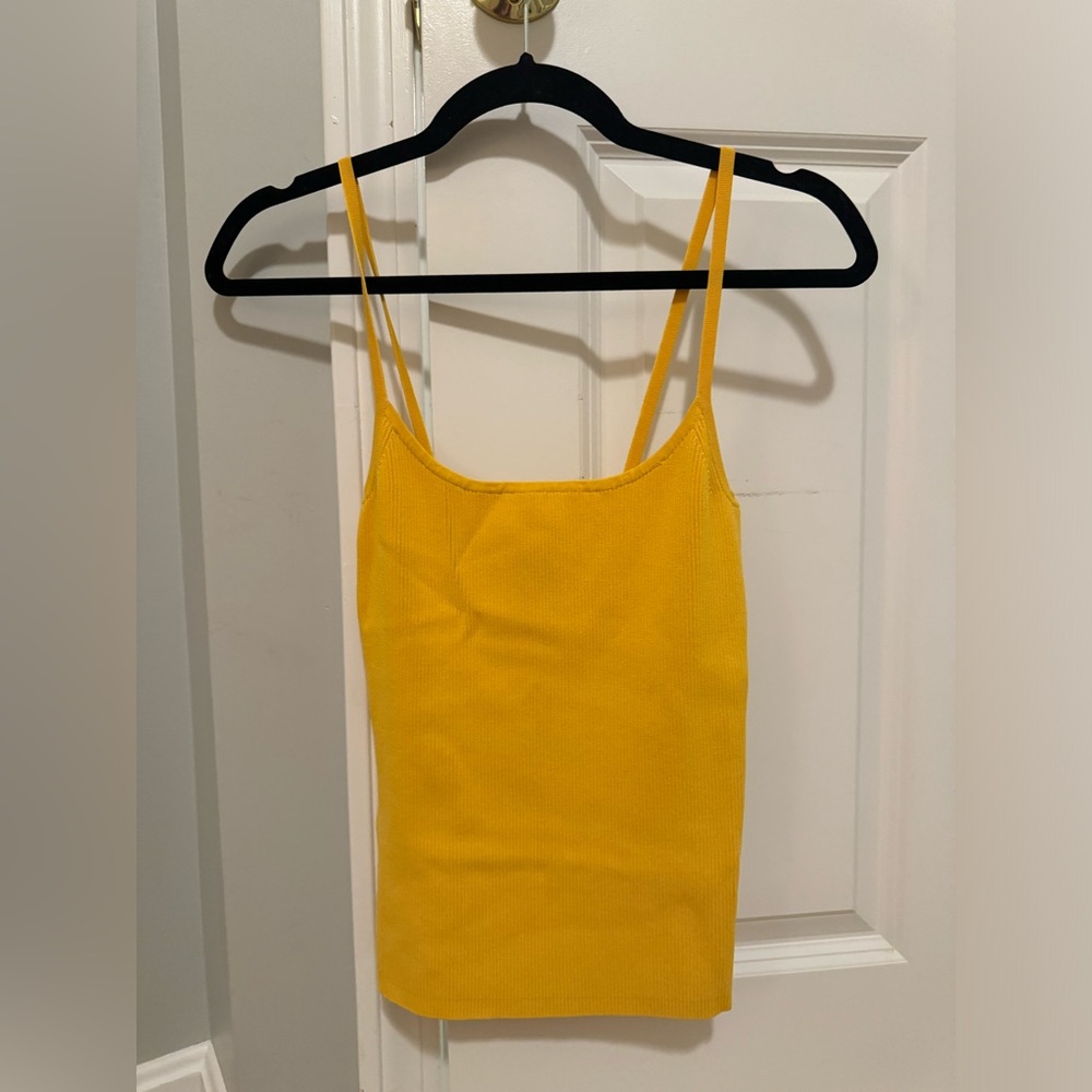 INTERMIX Yellow Tank Top